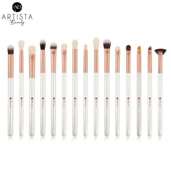 DUcare 15 Piece White Eye Makeup Brush Set - Picture 4 of 4